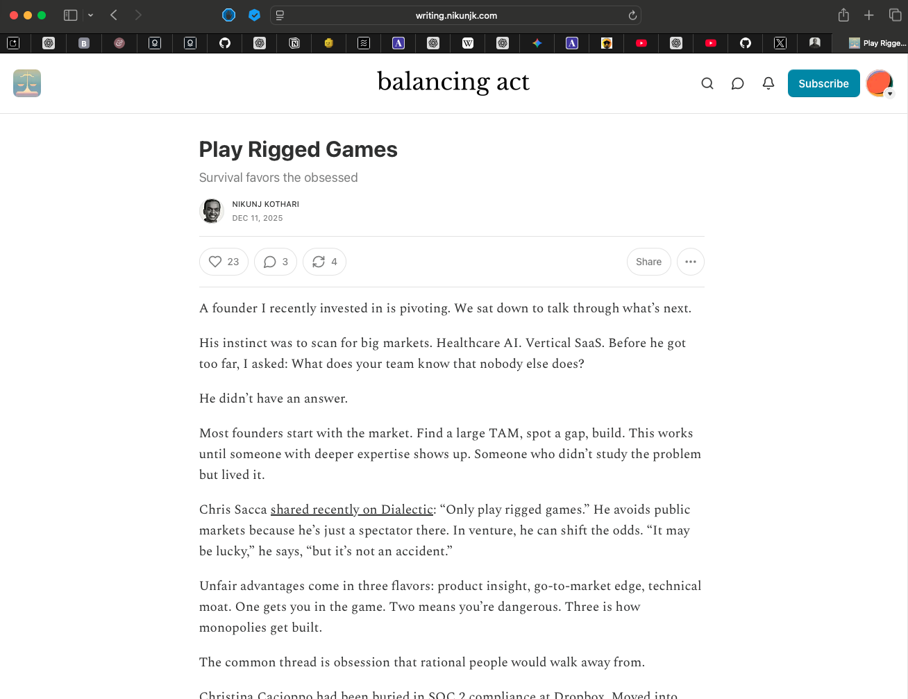 Moodboard of inspirations